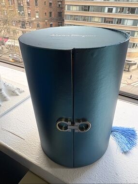 RARE Salvatore Ferragamo stackable Box with Tassel